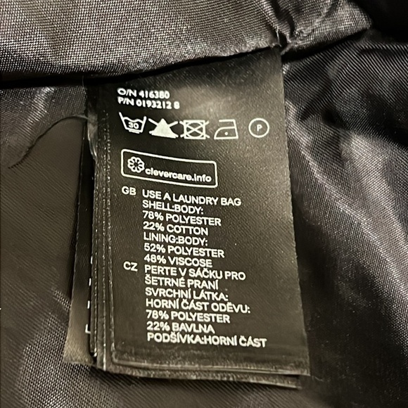 ⭐️ New H&M Black Dress Strapless Straps Size 8 - Picture 9 of 10